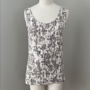 Eddie Bauer Ribbed Tie Dye Tank Top Sz M